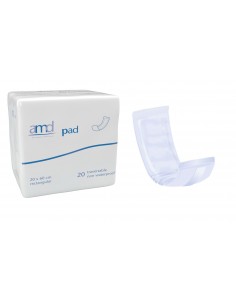 Protections droites traversable rectangulaire 20x60cm Incontinence et fuites urinaires AMD confort médical santé