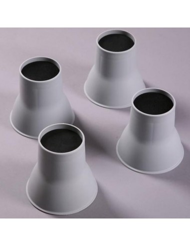 Pied sur élévateur/rehausseur de meuble Gordon ellis  lot de 4  surélèvent de 9cm confort médical santé