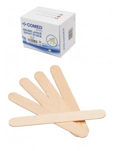 Abaisse langue enfant en bois (boîte de 250) Comed confort médical santé