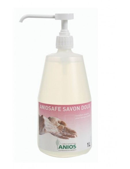 Savon Aniosafe Anios pompe 1L bactéricide et fongicide