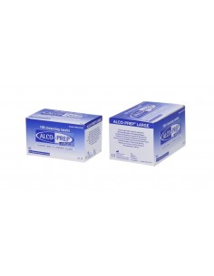 Tampons alcool pre-injection Large 34 x 68 mm "Alco- prep"