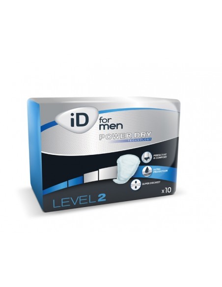 Protections urinaires hommes "iD For Men Level 2"