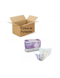 Lot carton de 4 paquets slip small maxi