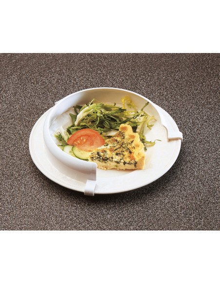 Rebord d'assiette incurvé "Homecraft"