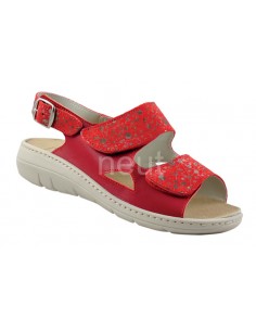Chaussures orthopédiques femme Neut "Boréale rouge"