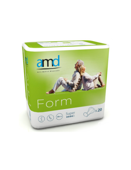 Form Super x20 couche anatomique AMD incontinence urinaire